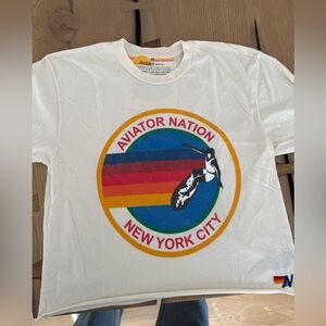 Aviator Nation Rainbow Graphic Tee